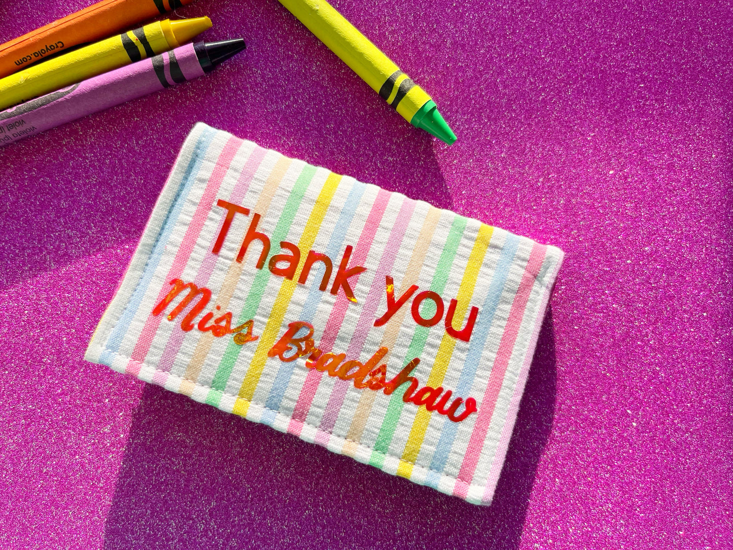 Thank you Cotton Gift Card Wallet